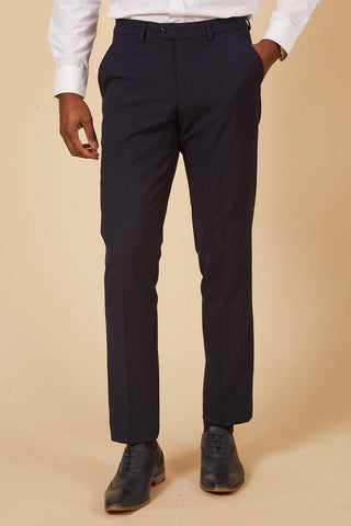 Marc Darcy Bromley Navy Check Two Piece Suit