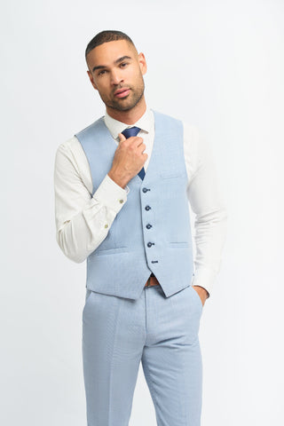 House of Cavani Miami - Sky Three Piece Suit