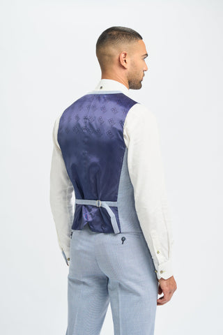 House of Cavani Miami - Sky Three Piece Suit