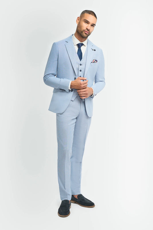 House of Cavani Miami - Sky Three Piece Suit
