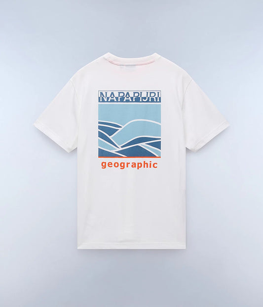 Napapijri Sovana Graphic T-Shirt White
