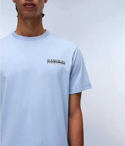 Napapijri Sovana Graphic T-Shirt Light Blue