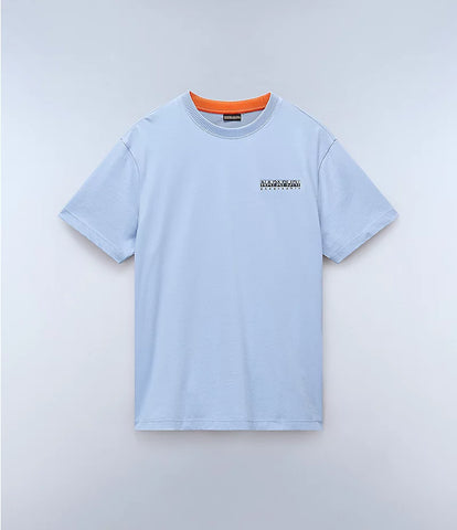 Napapijri Sovana Graphic T-Shirt Light Blue