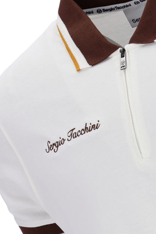 Sergio Tacchini Nanto Zip Polo Gardenia