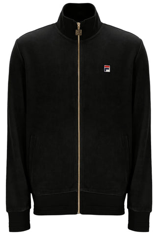 FILA Nero Velour Track Top – Black