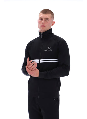 Sergio Tacchini New Dallas Track Top – Black / White