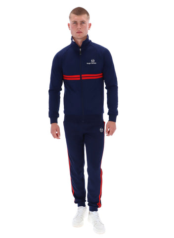Sergio Tacchini New Dallas Track Top – Maritime Blue / Rush