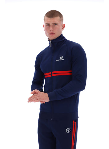 Sergio Tacchini New Dallas Track Top – Maritime Blue / Rush