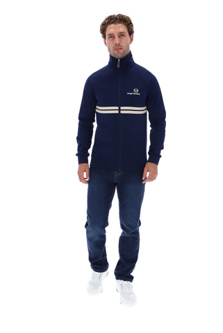 Sergio Tacchini Dallas Track Top – Maritime Blue/Peyote