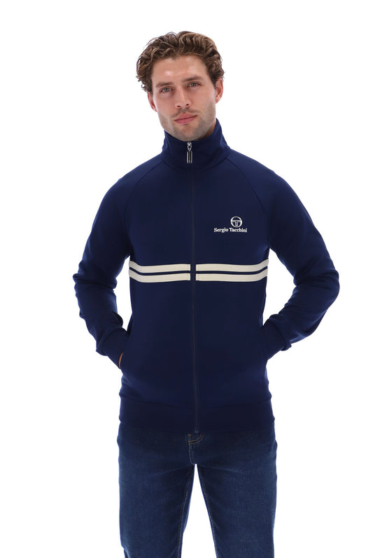 Sergio Tacchini Dallas Track Top – Maritime Blue/Peyote