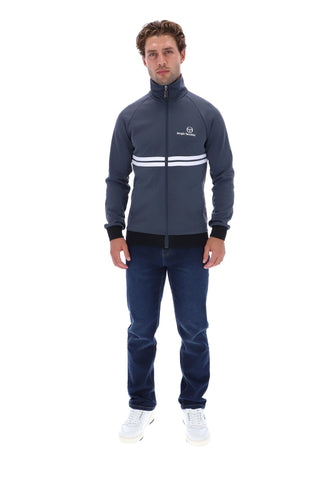 Sergio Tacchini Dallas Track Top – Turbulence/White
