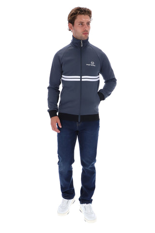 Sergio Tacchini Dallas Track Top – Turbulence/White