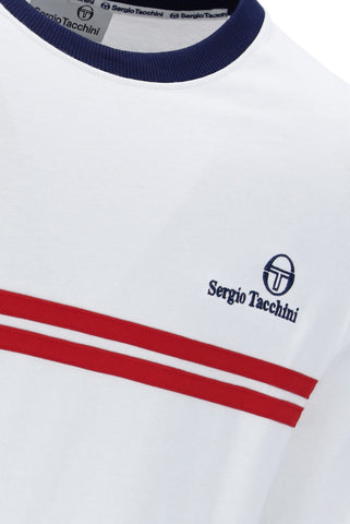 Sergio Tacchini Long Sleeve Supermac T-Shirt – White