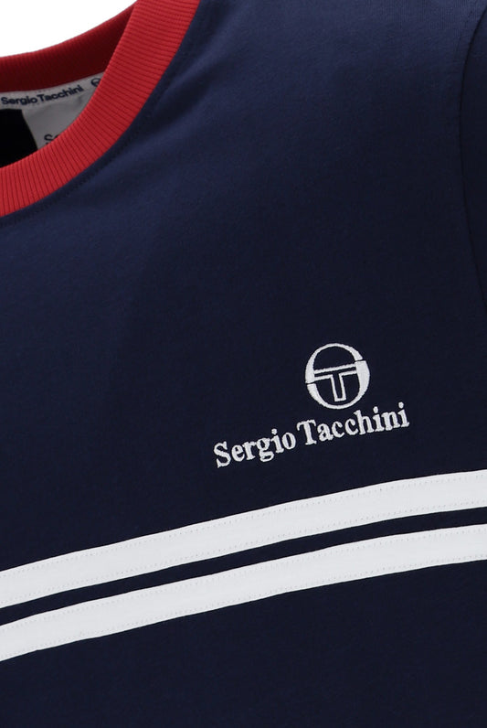 Sergio Tacchini Long Sleeve Supermac T-Shirt Maritime Blue