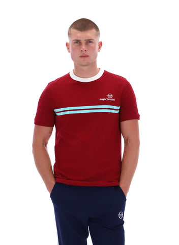 Sergio Tacchini Supermac T-Shirt – Rhubarb