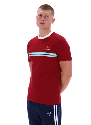 Sergio Tacchini Supermac T-Shirt – Rhubarb