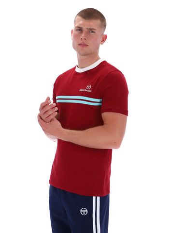 Sergio Tacchini Supermac T-Shirt – Rhubarb