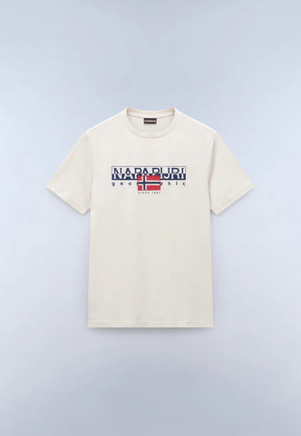 Napapijri Aylmer T-Shirt – Beige Dimity