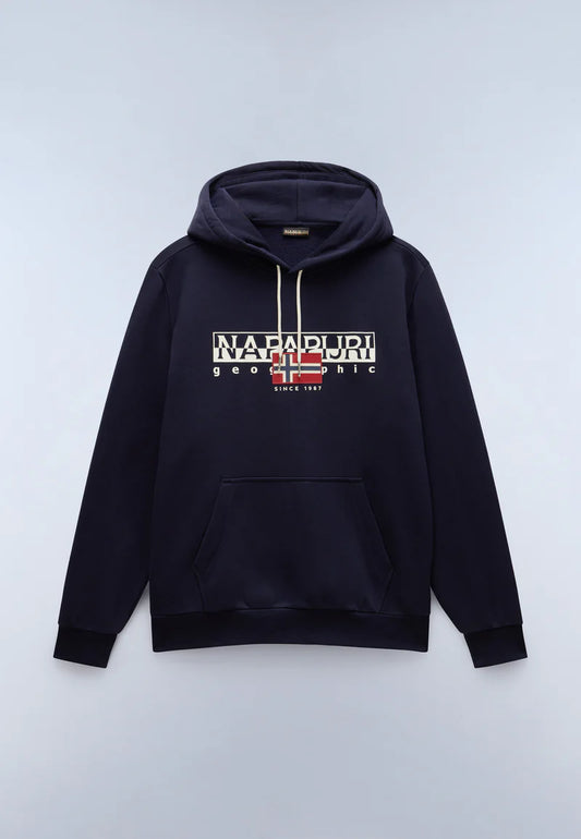 Napapijri Aylmer Winter Hoodie – Blu Marine