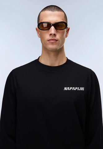 Napapijri Sol Long Sleeve T-Shirt – Black