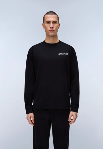 Napapijri Sol Long Sleeve T-Shirt – Black