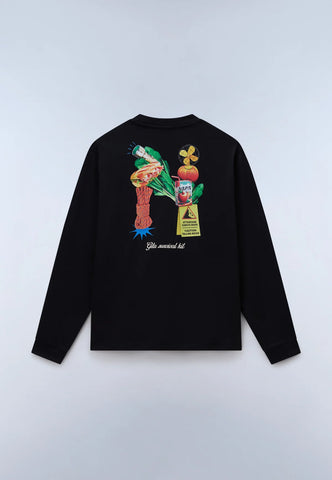 Napapijri Sol Long Sleeve T-Shirt – Black
