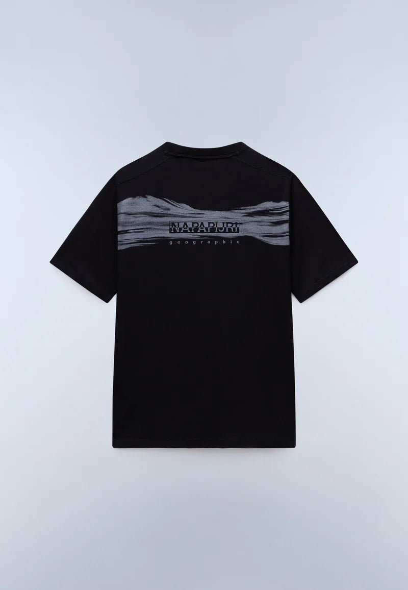 Napapijri Back Graphic T-Shirt – Black