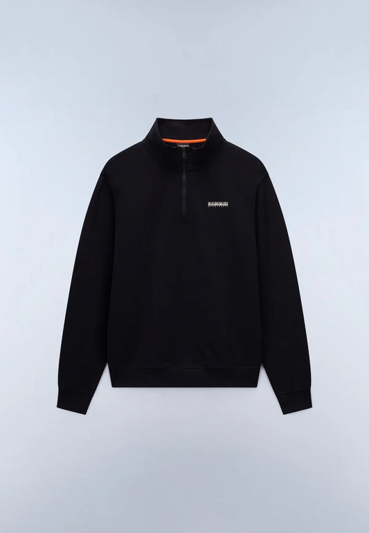 Napapijri Small Box Half-Zip Sweatshirt – Black