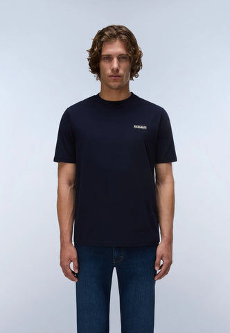 Napapijri Small Box Logo T-Shirt – Blu Marine