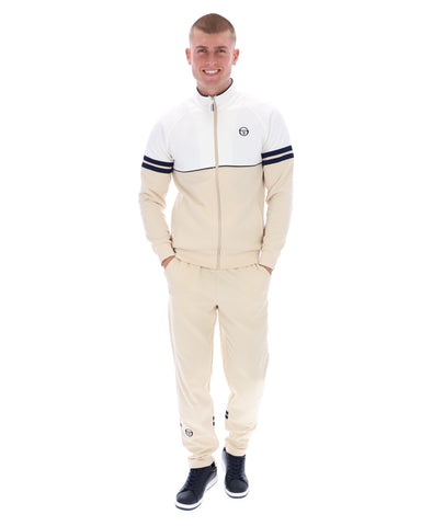 Sergio Tacchini Orion Track Top Jacket –  Gardenia / Sadshell