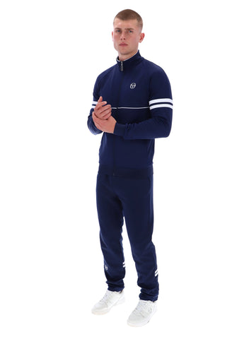Sergio Tacchini Orion Track Top – Maritime Blue / White