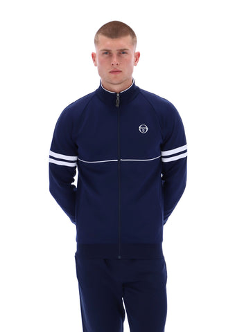 Sergio Tacchini Orion Track Top – Maritime Blue / White