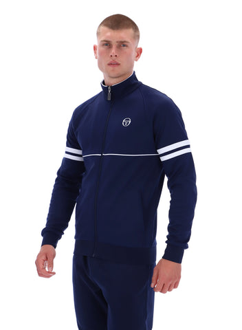 Sergio Tacchini Orion Track Top – Maritime Blue / White