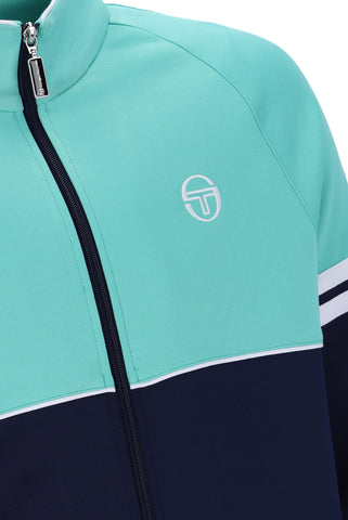 Sergio Tacchini Orion Track Top Pool Blue/Maritime Blue