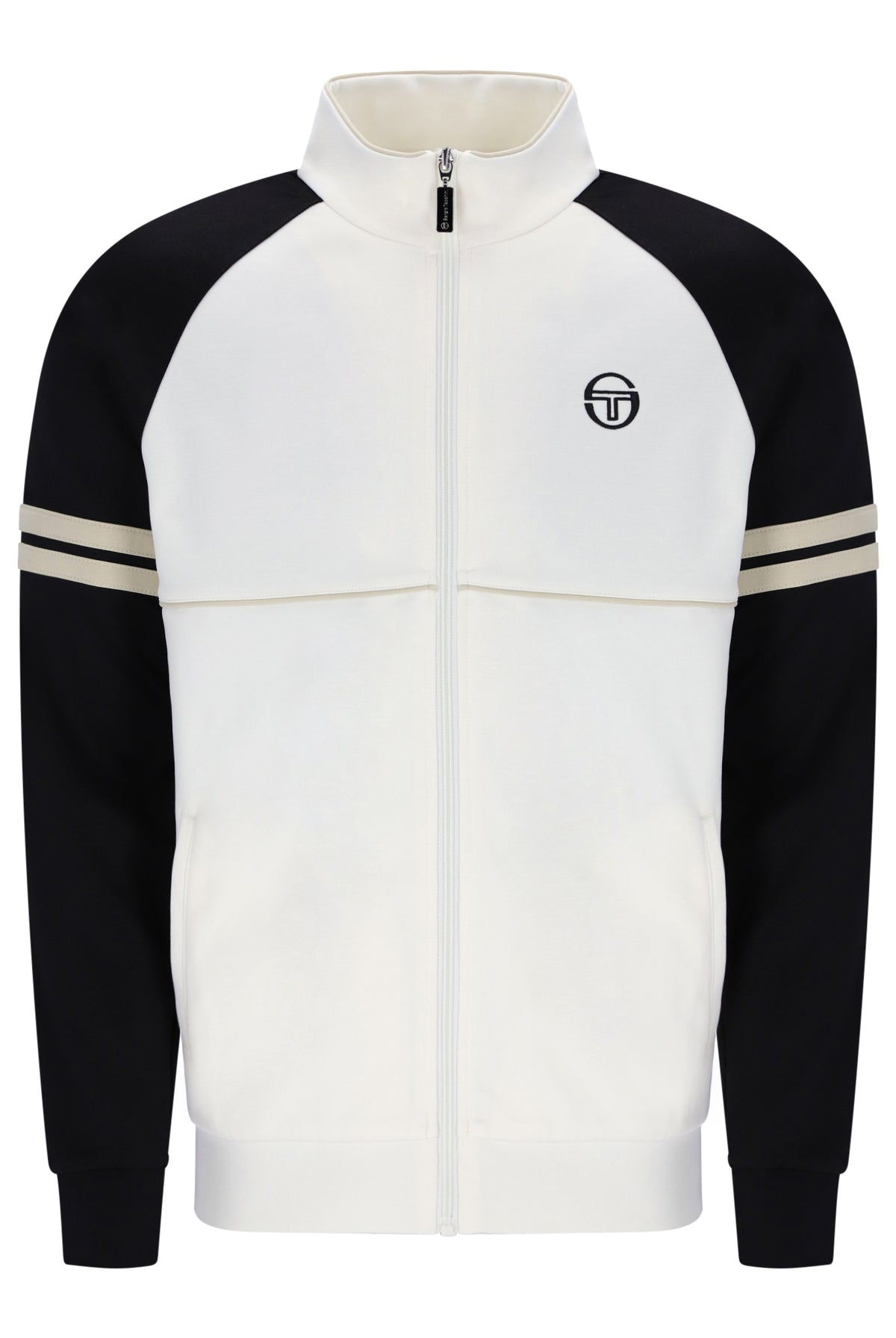 Sergio Tacchini Orion Track Top – Gardenia/Black