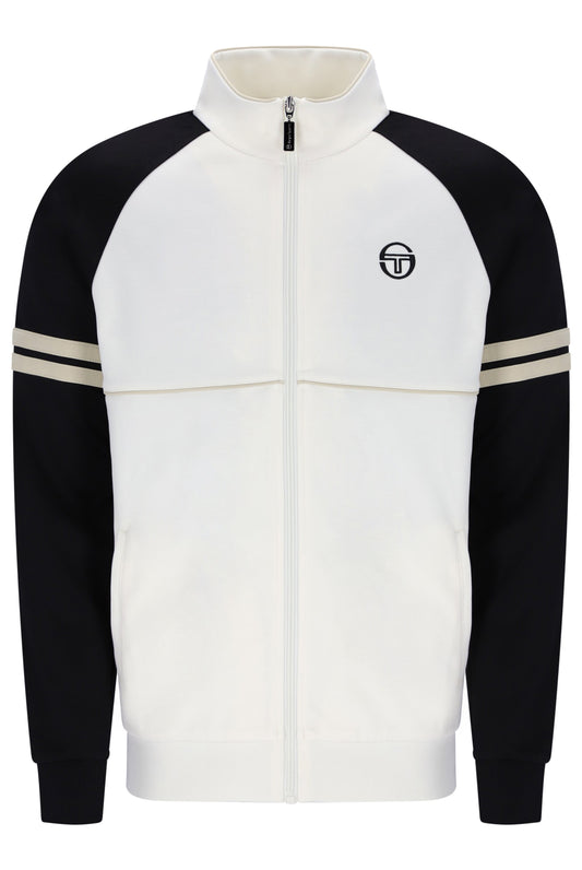 Sergio Tacchini Orion Track Top – Gardenia/Black