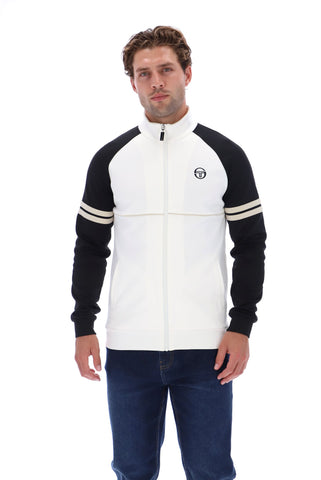 Sergio Tacchini Orion Track Top – Gardenia/Black