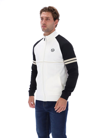 Sergio Tacchini Orion Track Top – Gardenia/Black
