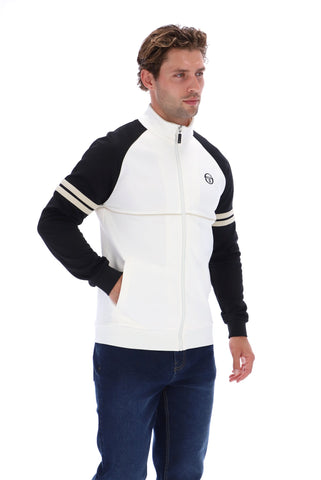 Sergio Tacchini Orion Track Top – Gardenia/Black