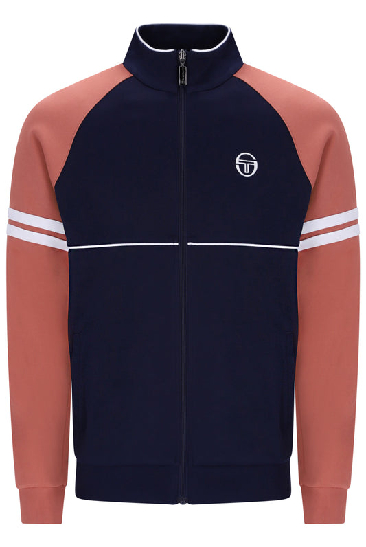 Sergio Tacchini Orion Track Top – Maritime Blue/Mahogany