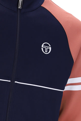 Sergio Tacchini Orion Track Top – Maritime Blue/Mahogany