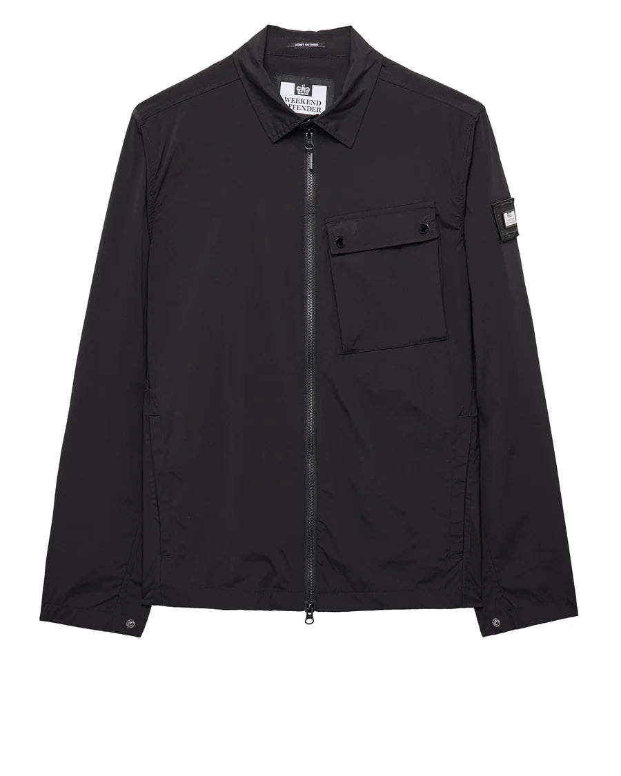 Weekend Offender Southbank Technical OverShirt Black