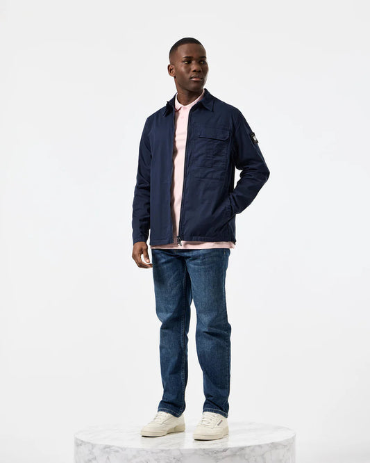Weekend Offender Graniteville Utility Overshirt Navy