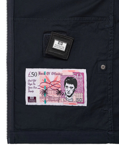 Weekend Offender Graniteville Utility Overshirt Navy