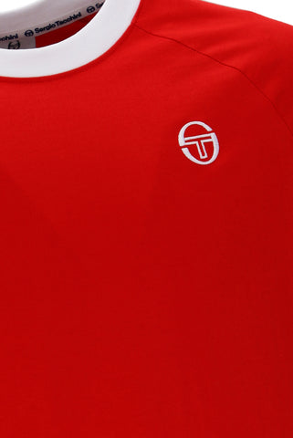 Sergio Tacchini Pino Ringer T-Shirt – Adrenaline Rush / White