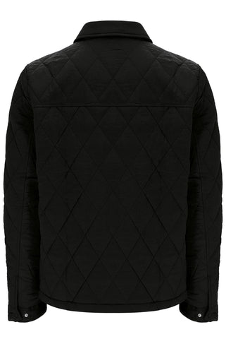 Sergio Tacchini Piola Quilted Shacket – Black