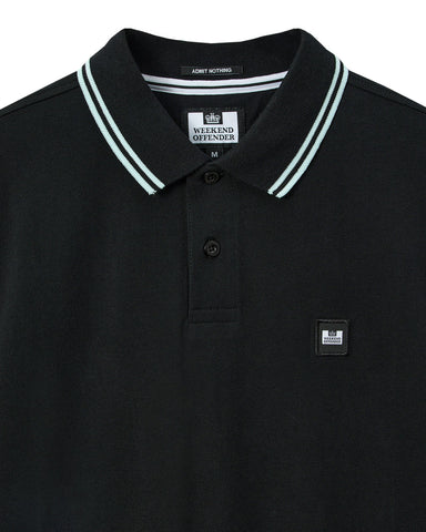 Weekend Offender Levanto Polo Black/Sea Spray Blue