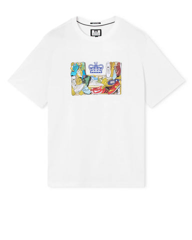 Weekend Offender D'Arblay Graphic T-Shirt – White