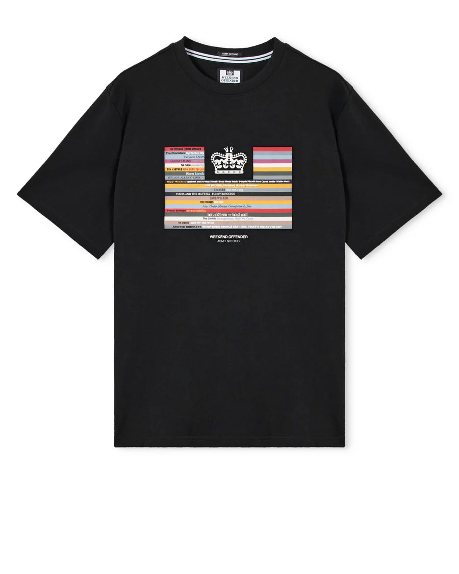 Weekend Offender Vinyl Graphic T-Shirt – Black