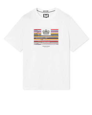Weekend Offender Vinyl Graphic T-Shirt – White